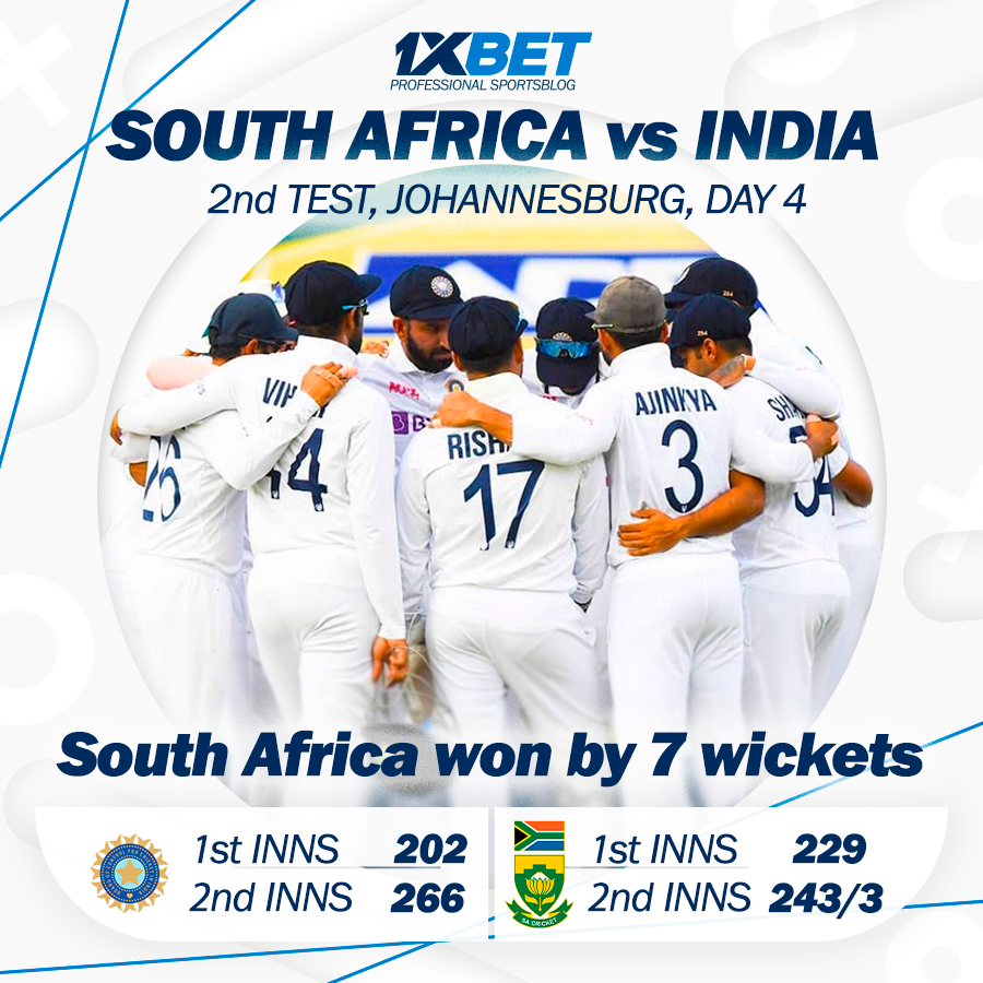 2nd Test, Day 4: South Africa won by 7 wickets