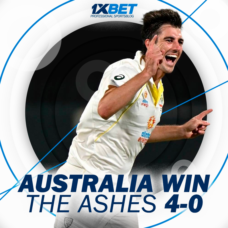 Australia won the Ashes with 4-0