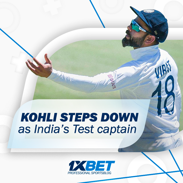 Virat Kohli steps down as India’s Test captain