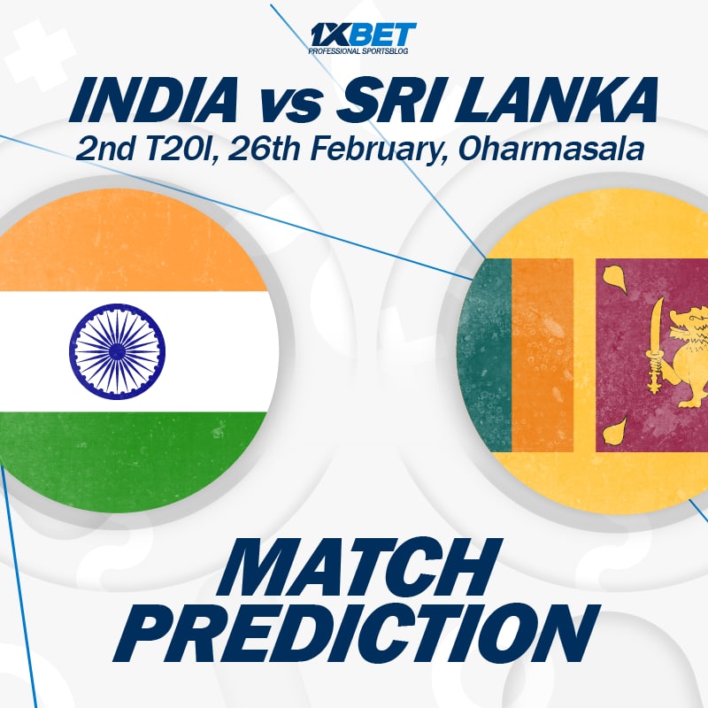 MATCH PREDICTION: IND vs SL, 2nd T20I