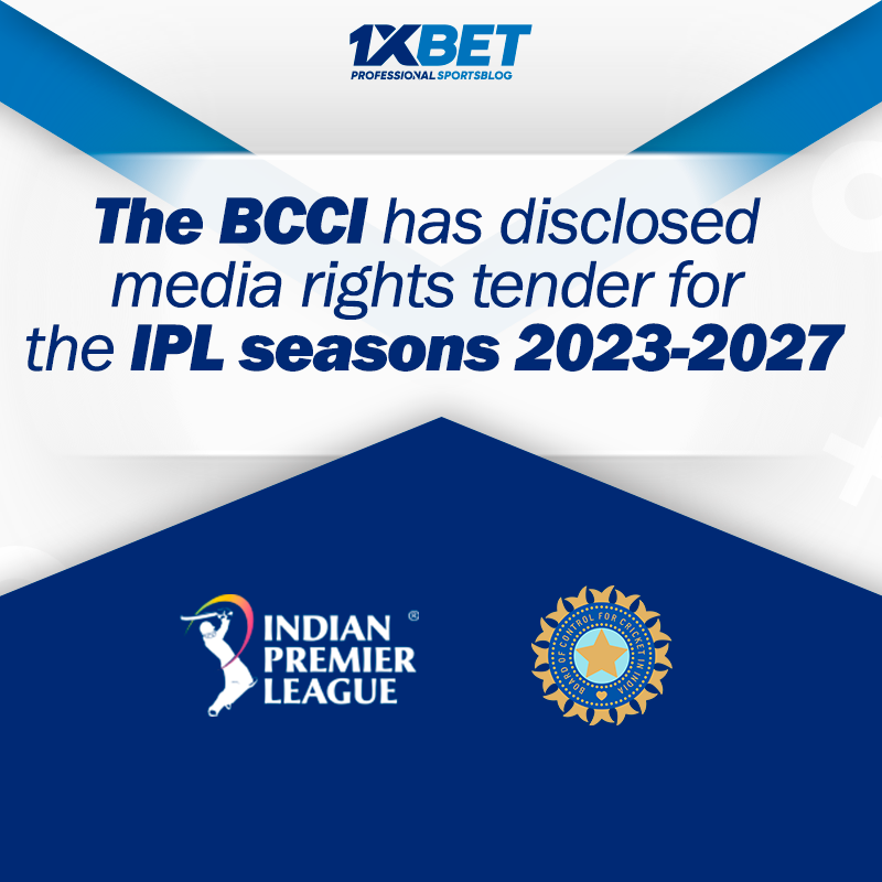 BCCI announced release of Invitation to Tender for Media Rights to the IPL seasons 2023-2027