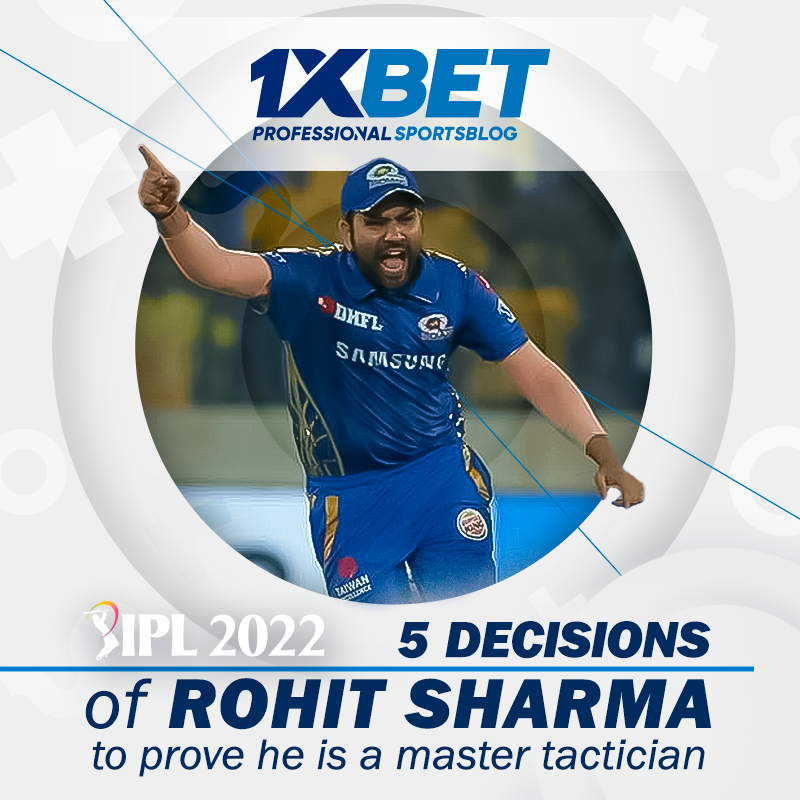 Brilliant 5 smart decisions taken by Rohit Sharma in the during various IPL