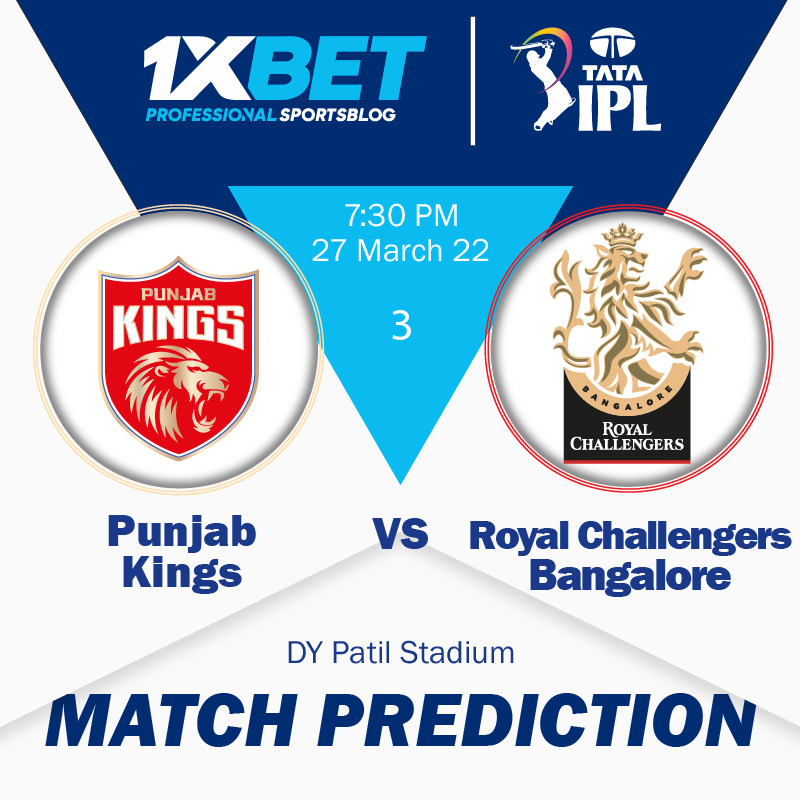 IPL MATCH PREDICTION: Punjab Kings vs Royal Challengers Bangalore