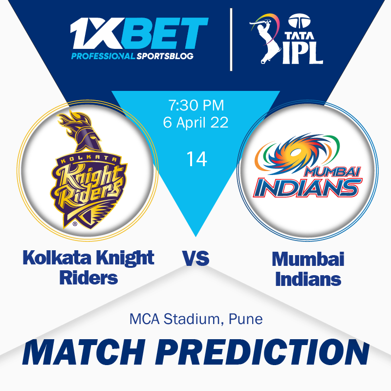 IPL MATCH PREDICTION: Kolkata Knight Riders vs Mumbai Indians, match 14