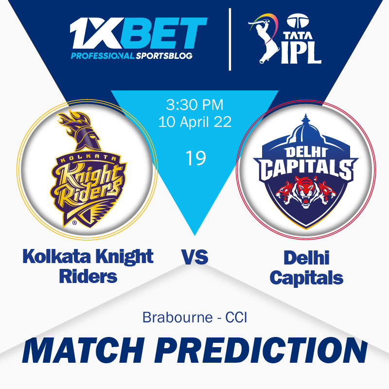 IPL MATCH PREDICTION: Kolkata Knight Riders vs Delhi Capitals, match 19