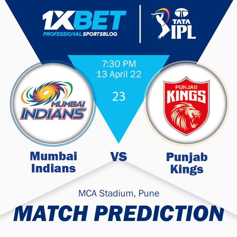 IPL MATCH PREDICTION: Mumbai Indians vs Punjab Kings, match 23