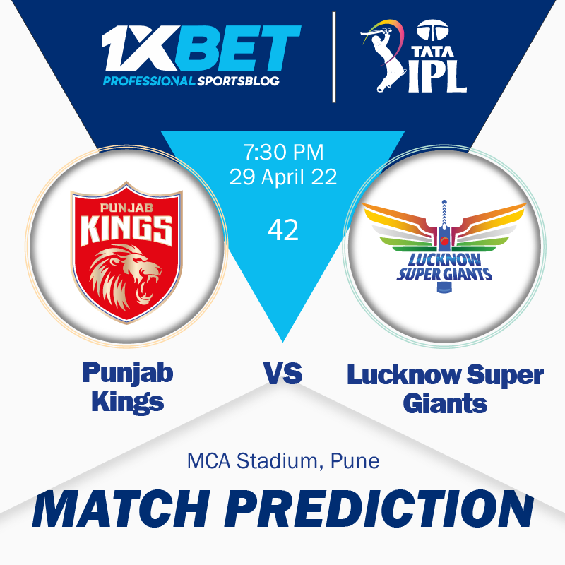 IPL MATCH PREDICTION: Punjab Kings vs Lucknow Super Giants, match 42