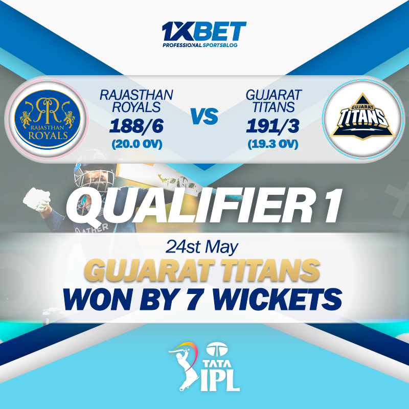 GT vs RR, GT won by 7 wickets: match details