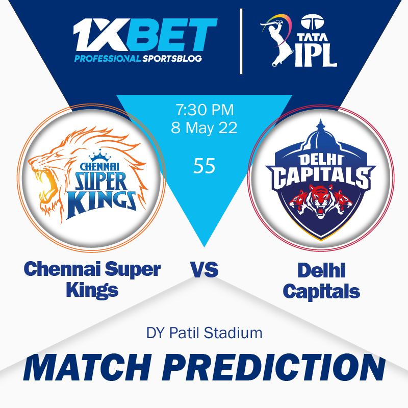 IPL MATCH PREDICTION: Chennai Super Kings vs Delhi Capitals, match 55