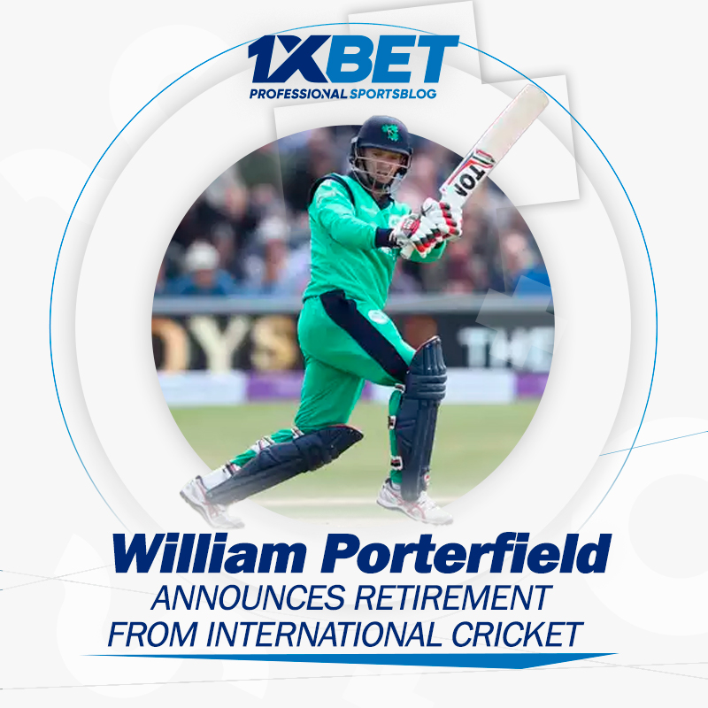 William Porterfield announces retirement from international cricket