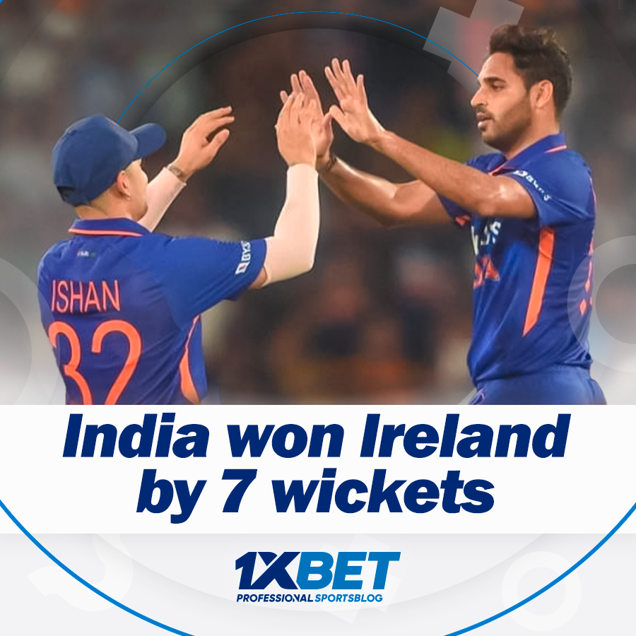 INDIA WON BY 7 WICKETS WITH 111/3 SCORE