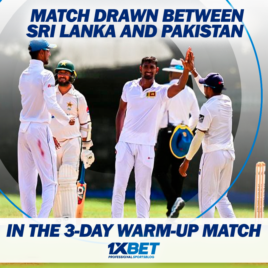 SRI LANKA AND PAKISTAN IN THE 3-DAY WARM-UP MATCH