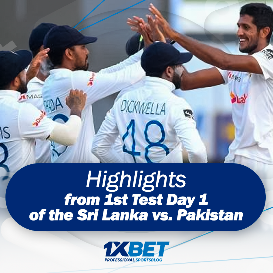 Highlights from 1st Test Day 1 of the Sri Lanka vs. Pakistan