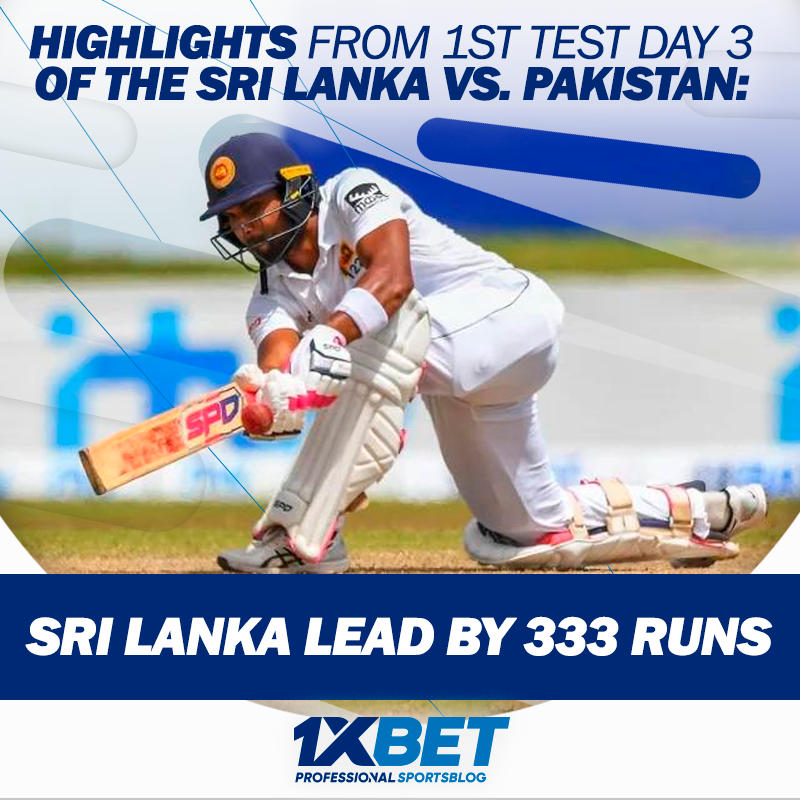 Highlights from 1st Test Day 3 of the Sri Lanka vs. Pakistan