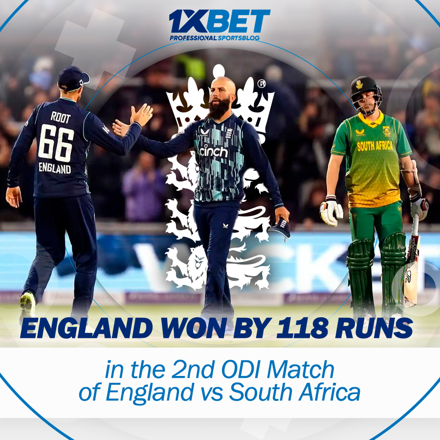 England won by 118 runs in the 2nd ODI Match