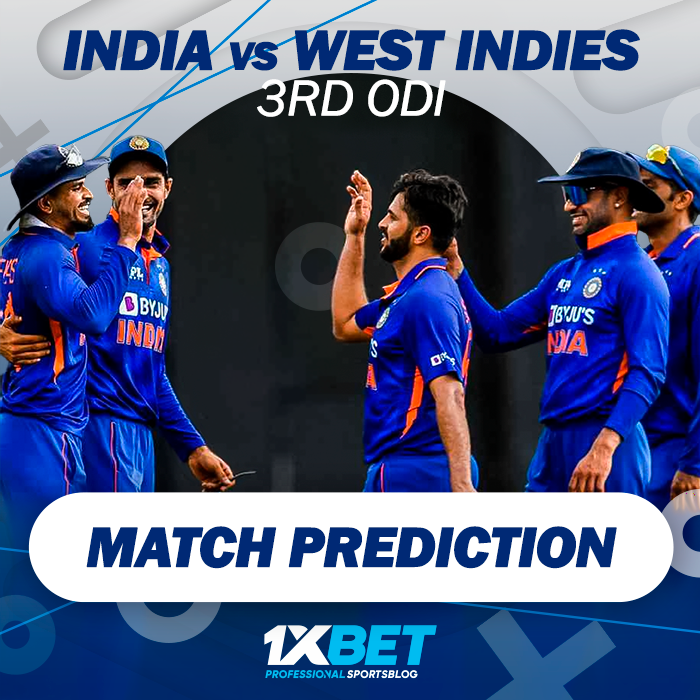 India vs West Indies, 3rd ODI Match Prediction