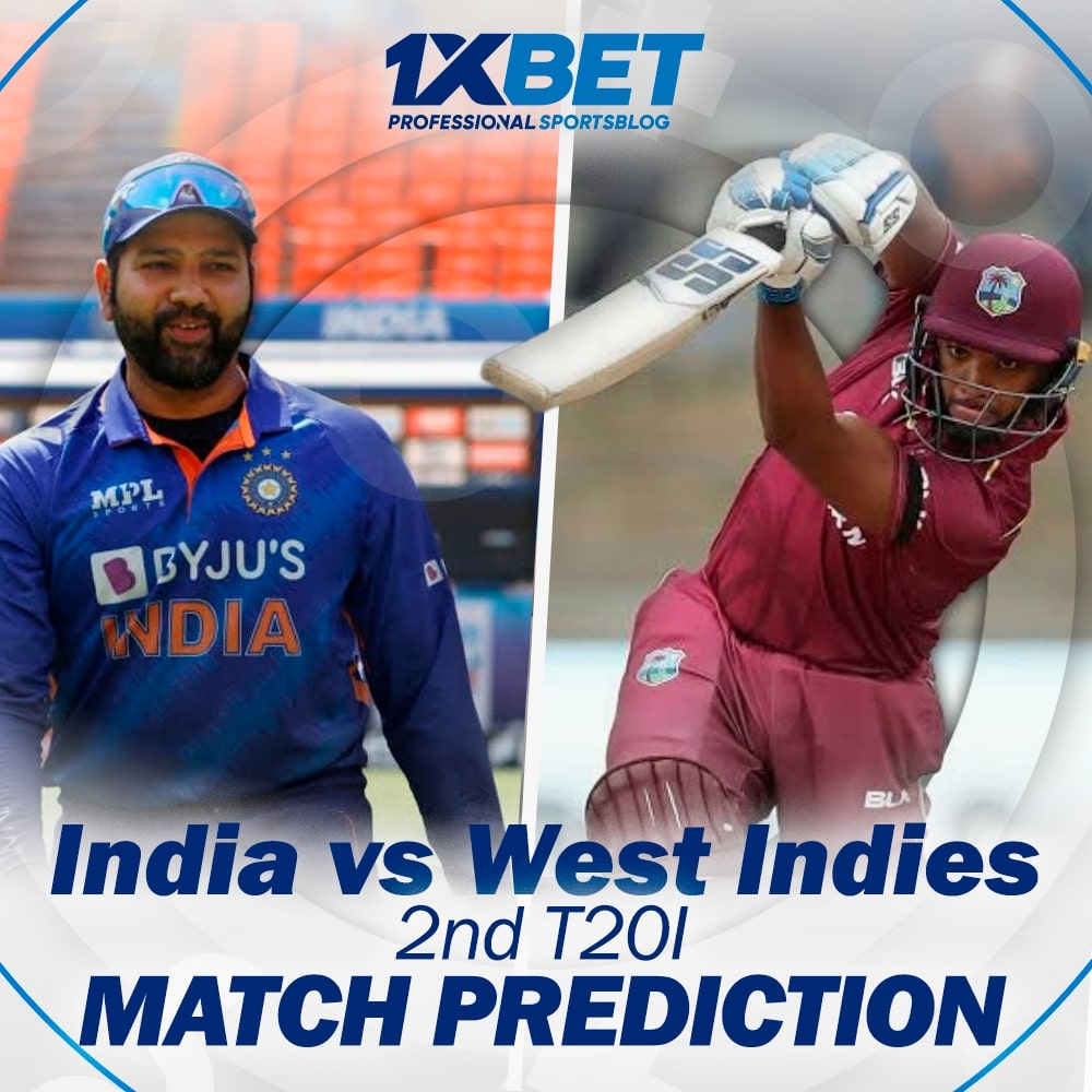 India vs West Indies, 2nd T20I Match Prediction