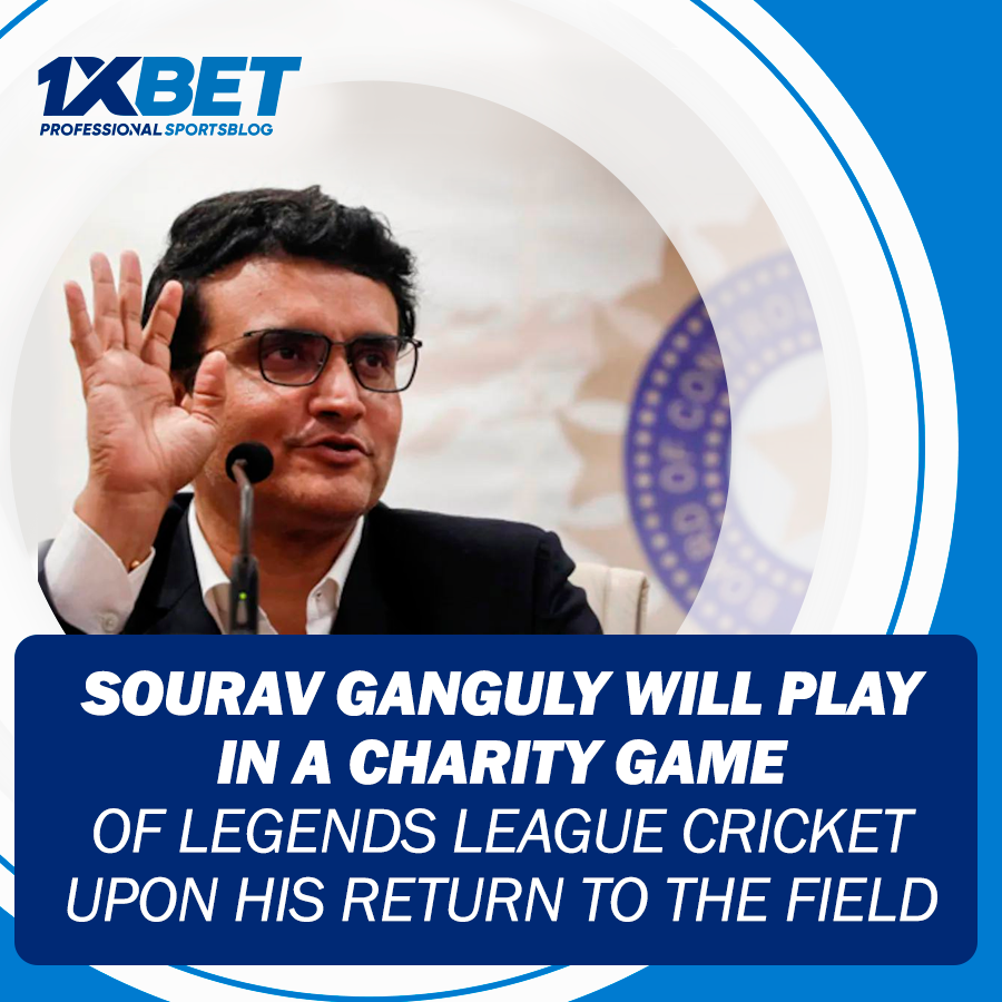 Sourav Ganguly will play in a charity game