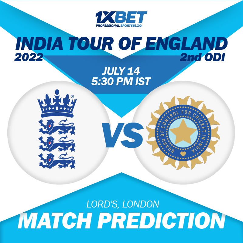 INDIA VS ENGLAND, 2ND ODI MATCH PREDICTION