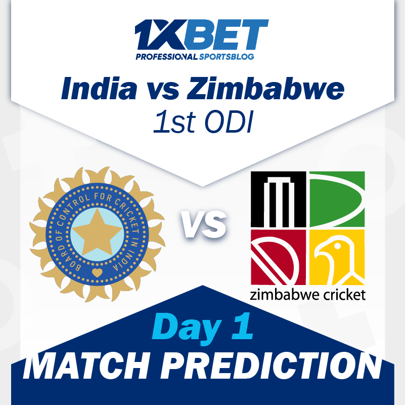 India vs Zimbabwe, 1st ODI Match Prediction