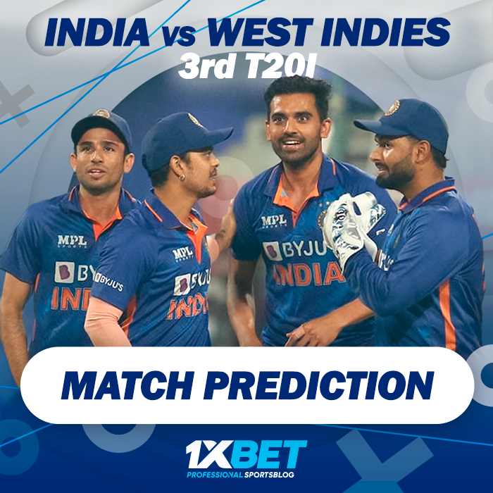 India vs West Indies, 3rd T20I Match Prediction