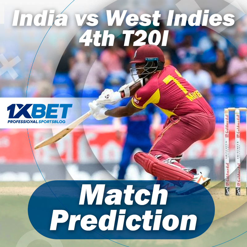 India vs West Indies, 4th T20I Match Prediction