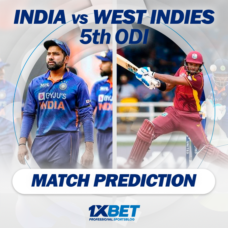 India vs West Indies, 5th T20I Match Prediction