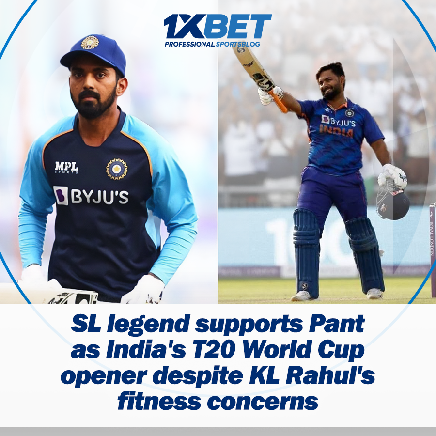 SL legend supports Pant as India's T20 World Cup opener despite KL Rahul's fitness concerns