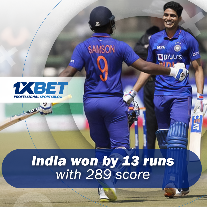 India won with 289 score