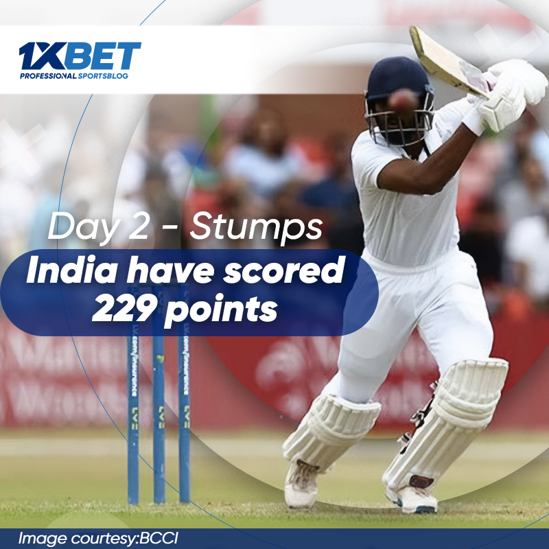 India have scored 229 points