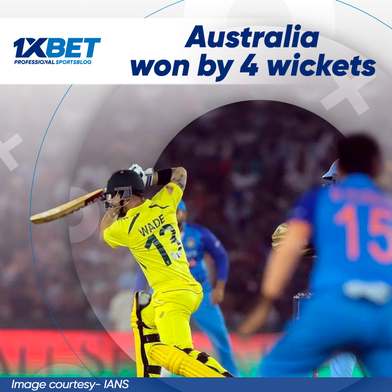 Australia won by 4 wickets