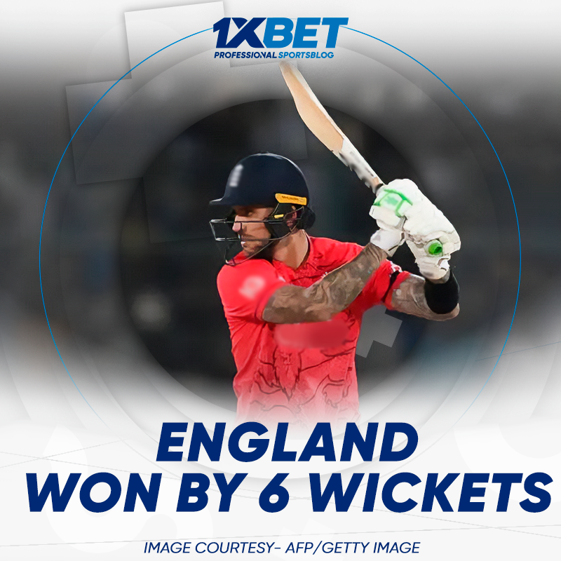 England won by 6 wickets