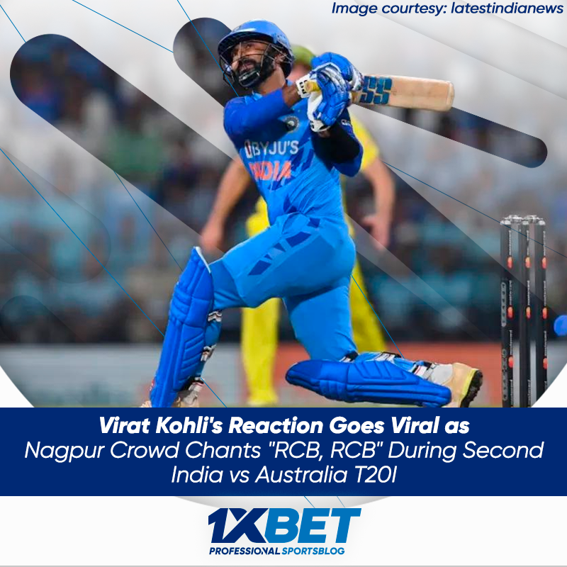 Virat Kohli's Reaction Goes Viral as Nagpur Crowd Chants "RCB, RCB" During Second India vs Australia T20I