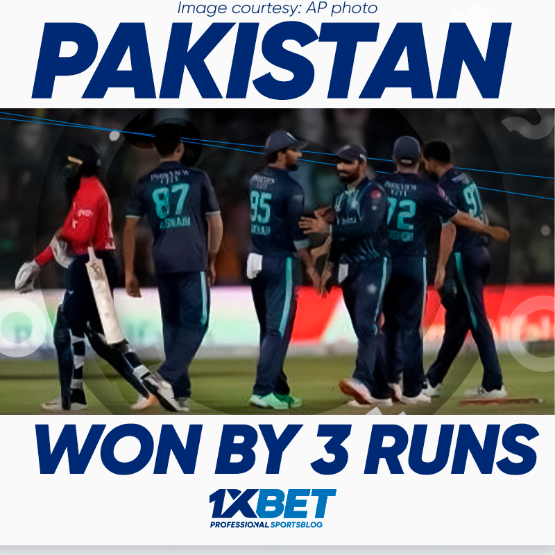 Pakistan won by 3 runs