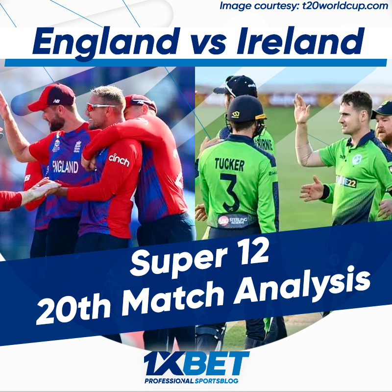 England vs Ireland, Super 12, 20th Match Analysis