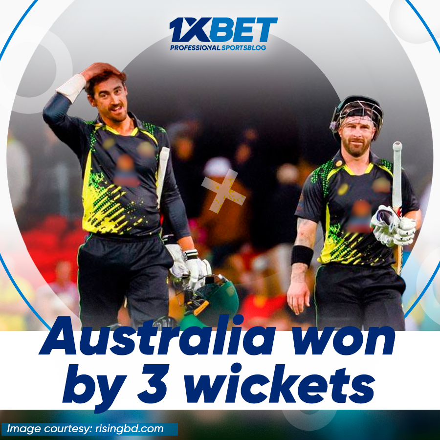 Australia won by 3 wickets