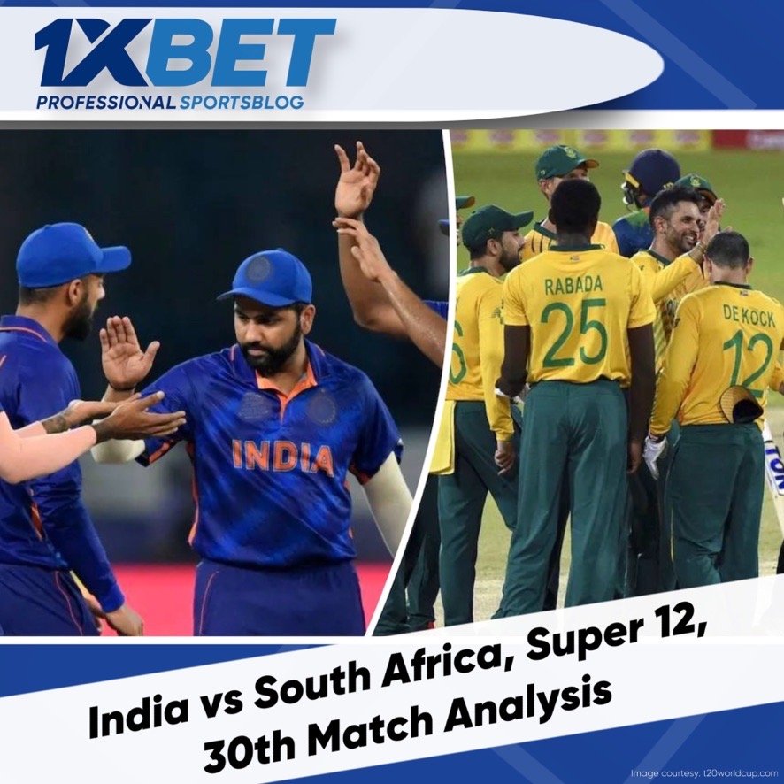India vs South Africa, Super 12, 30th Match Analysis