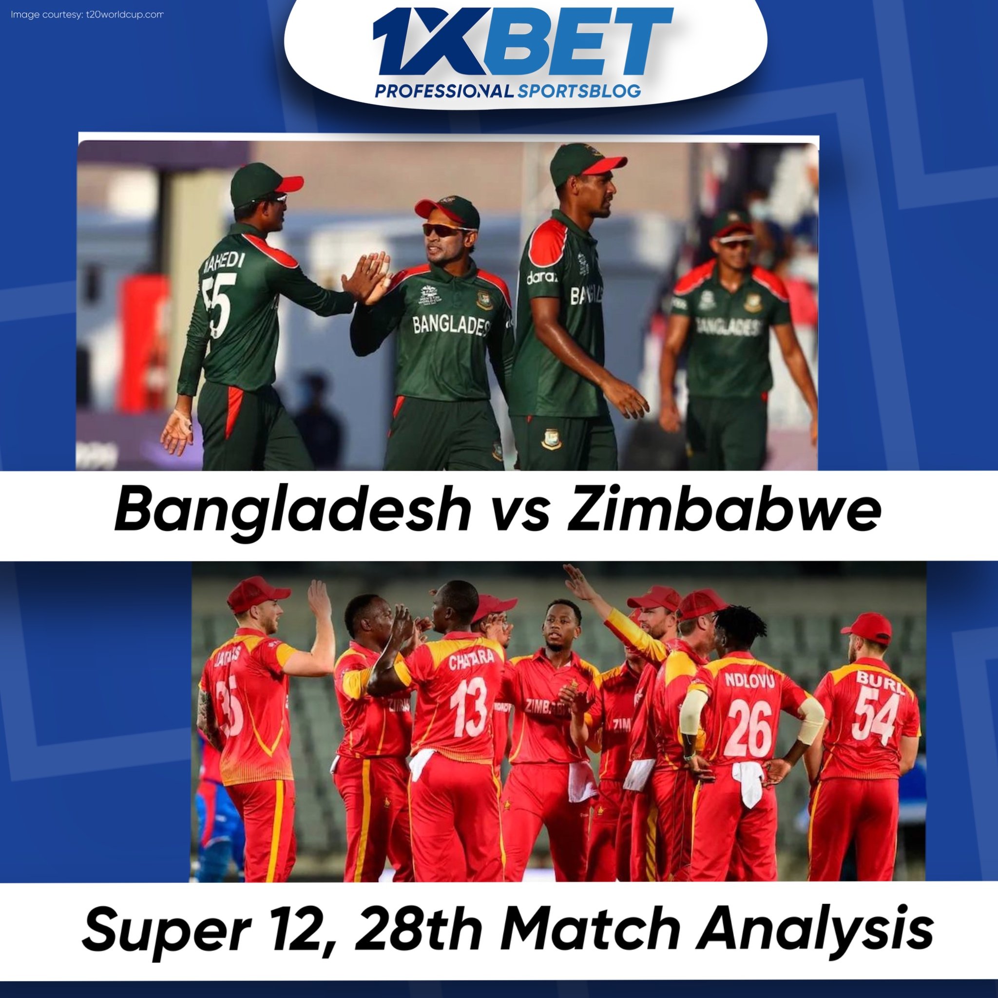 Bangladesh vs Zimbabwe, Super 12, 28th Match Analysis
