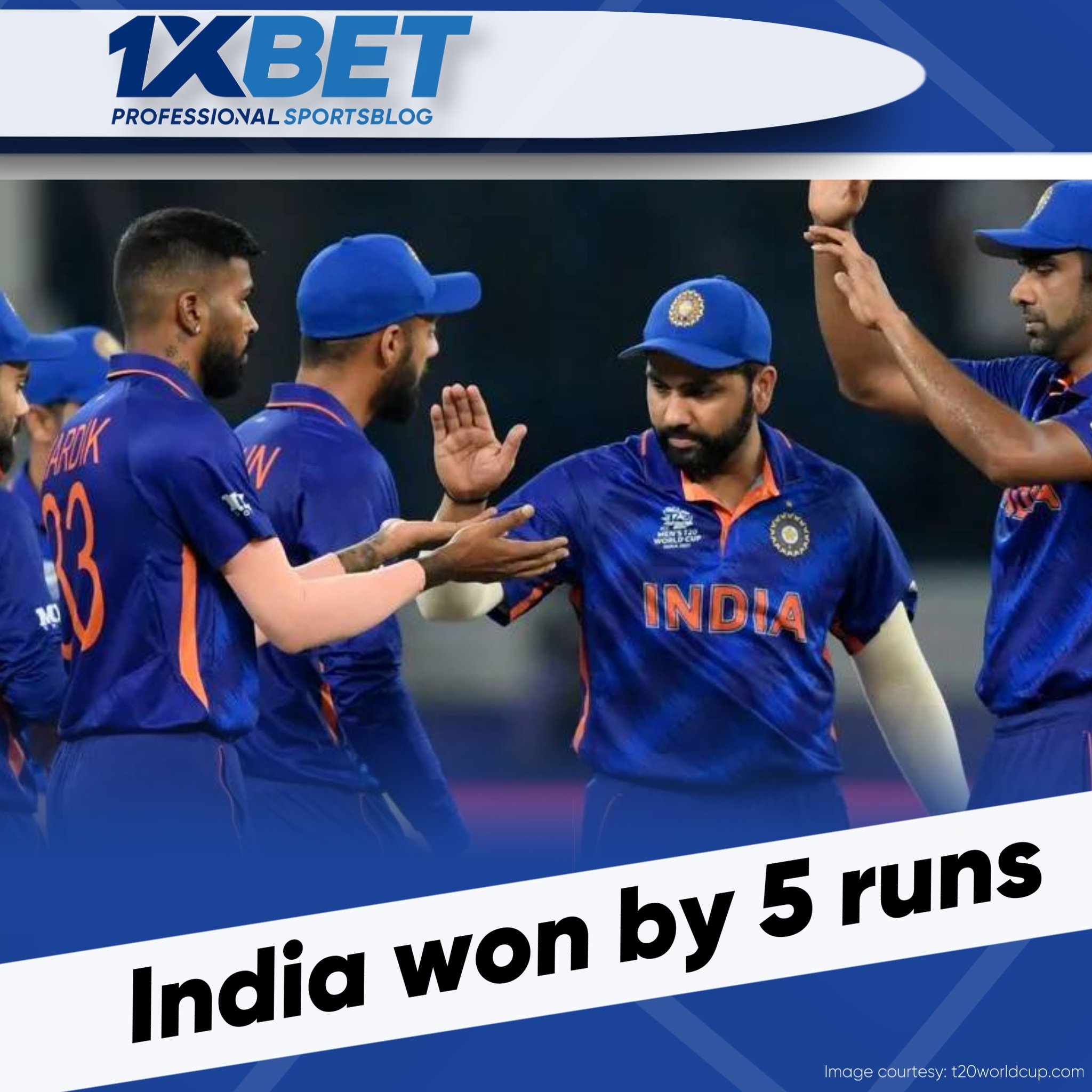 India won by 5 runs