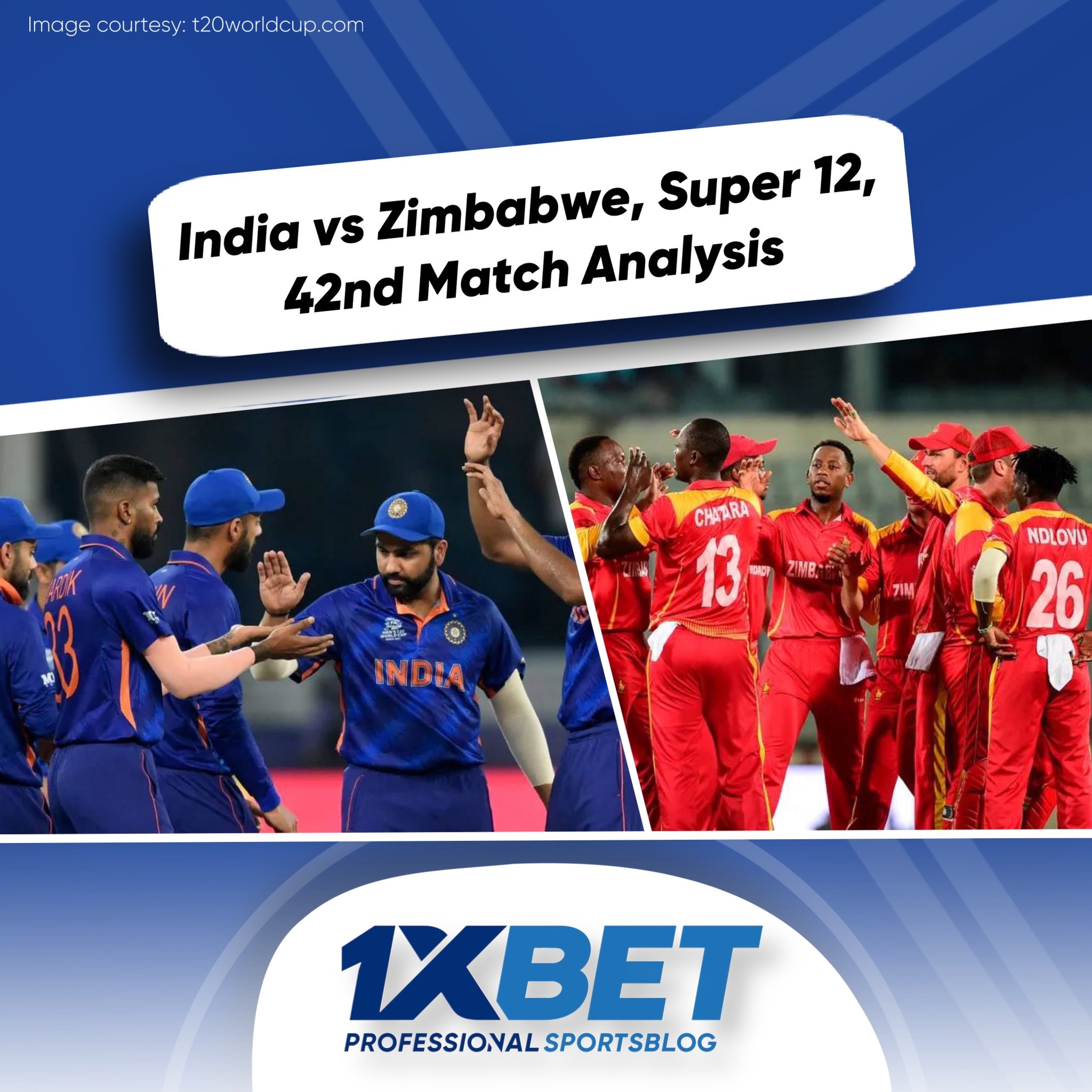 India vs Zimbabwe, Super 12, 42nd Match Analysis