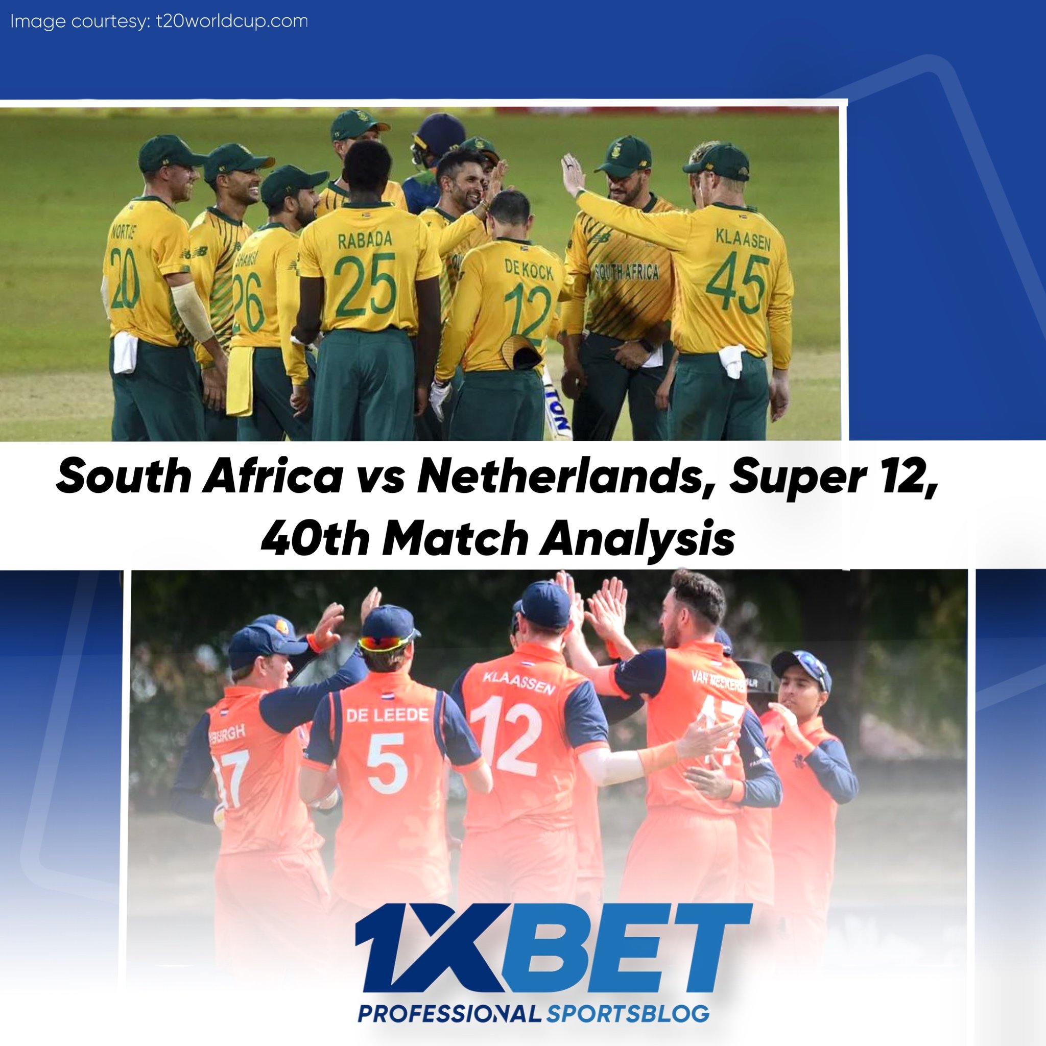 South Africa vs Netherlands, Super 12, 40th Match Analysis
