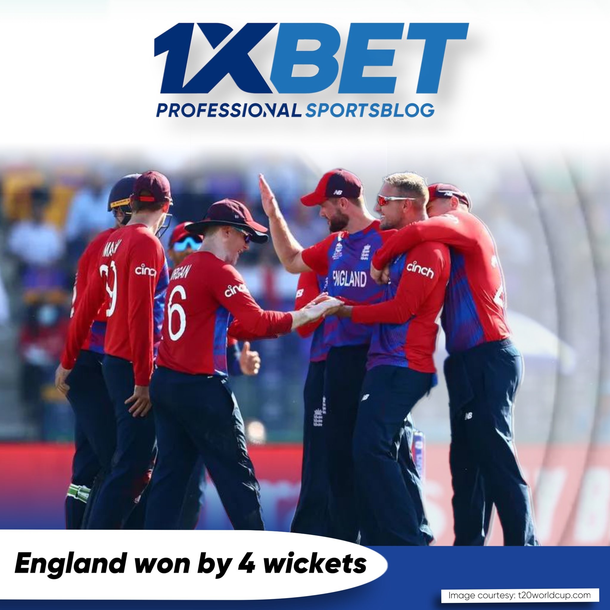 England won by 4 wickets