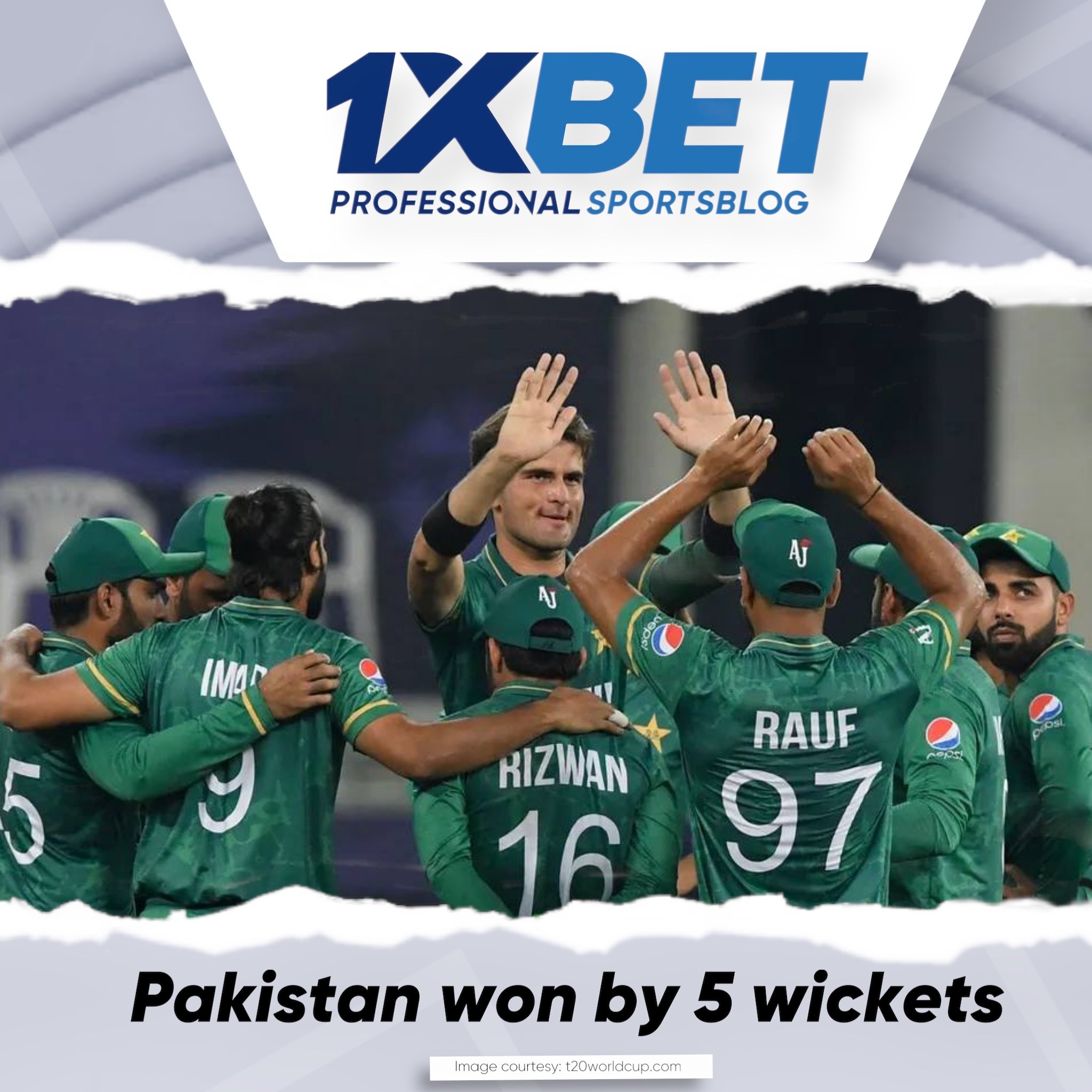 Pakistan won by 5 wickets