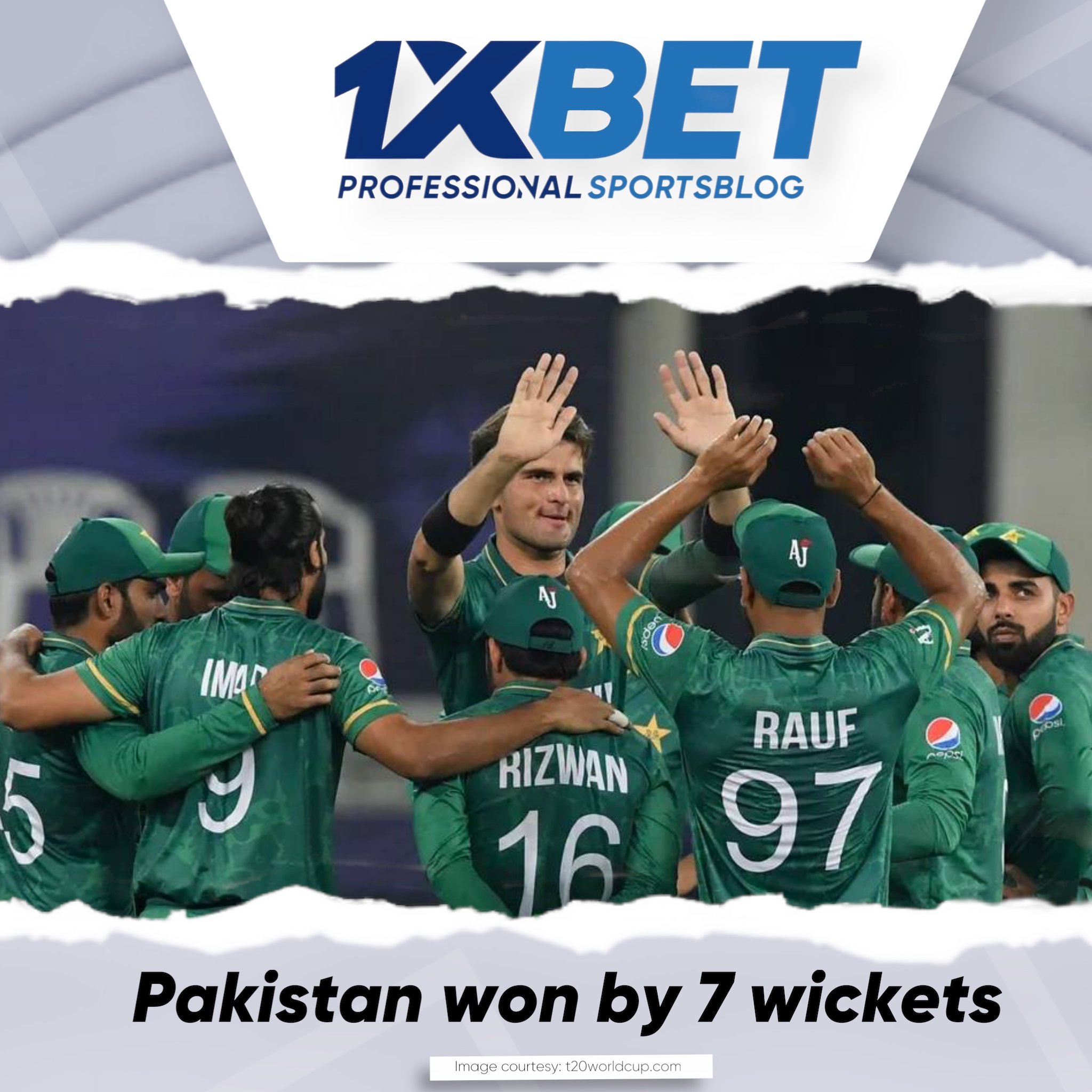 Pakistan won by 7 wickets