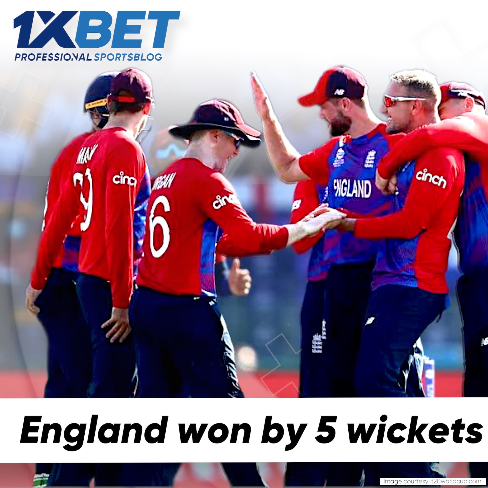 England won by 5 wickets