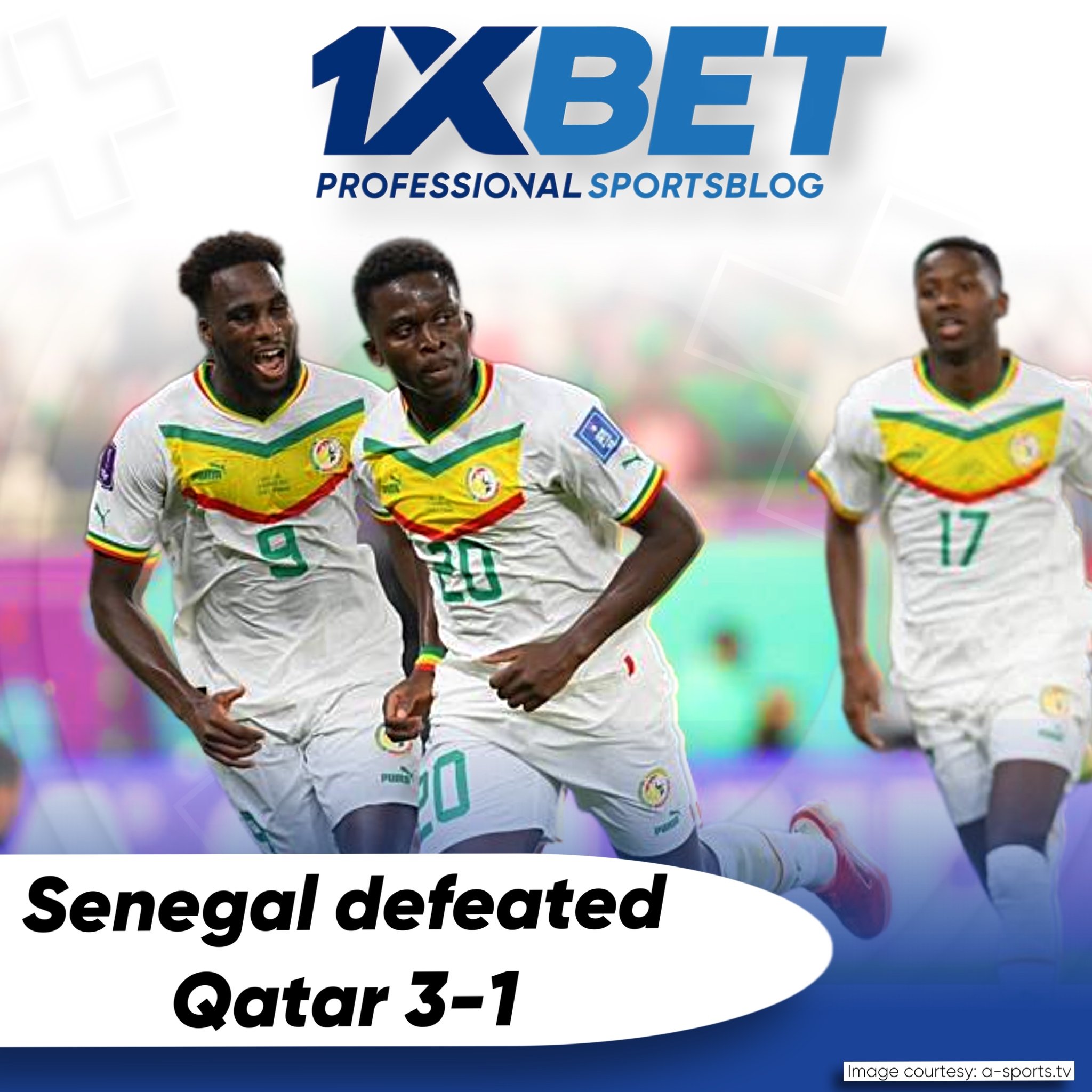Senegal defeated Qatar 3-1