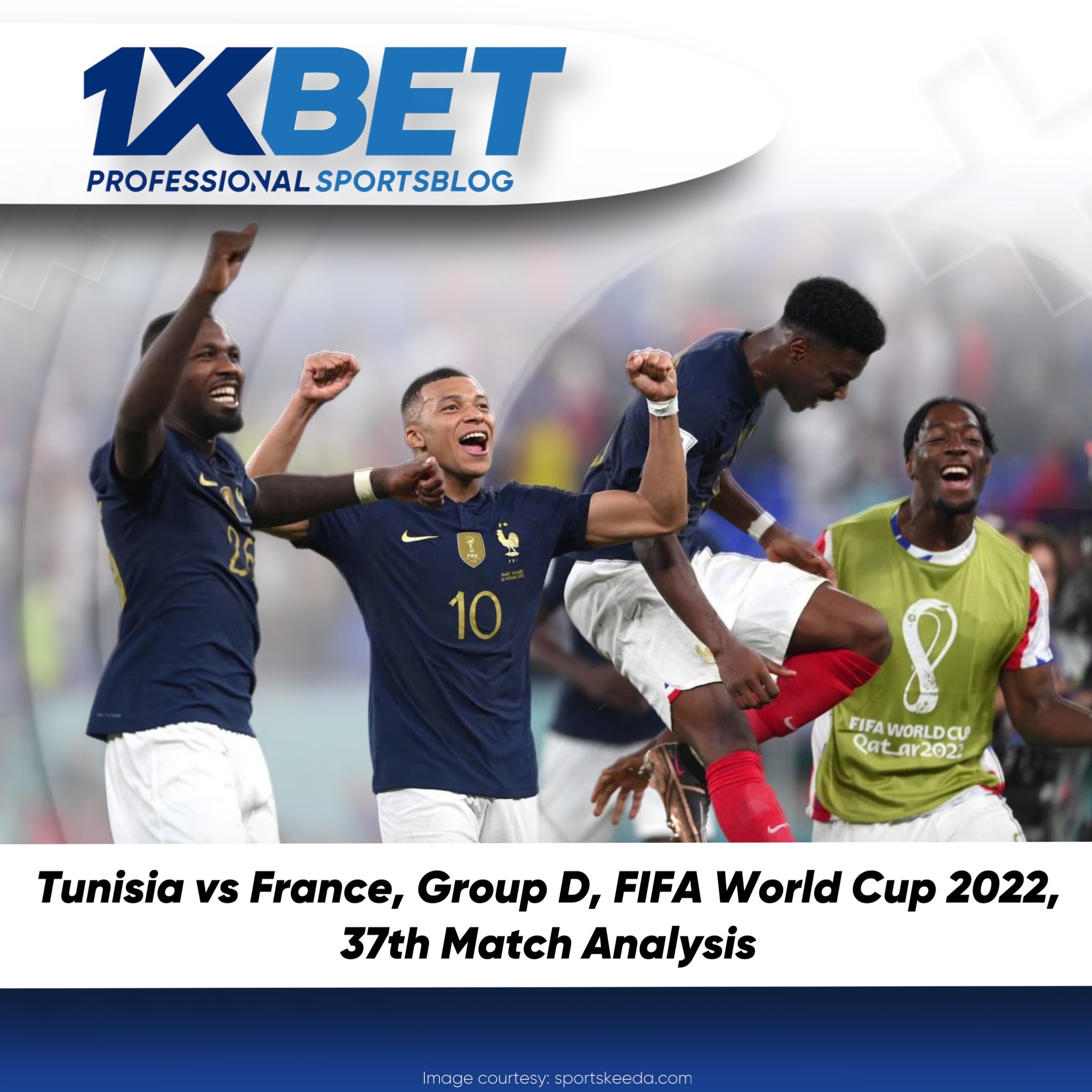 Tunisia vs France, Group D, FIFA World Cup 2022, 37th Match Analysis