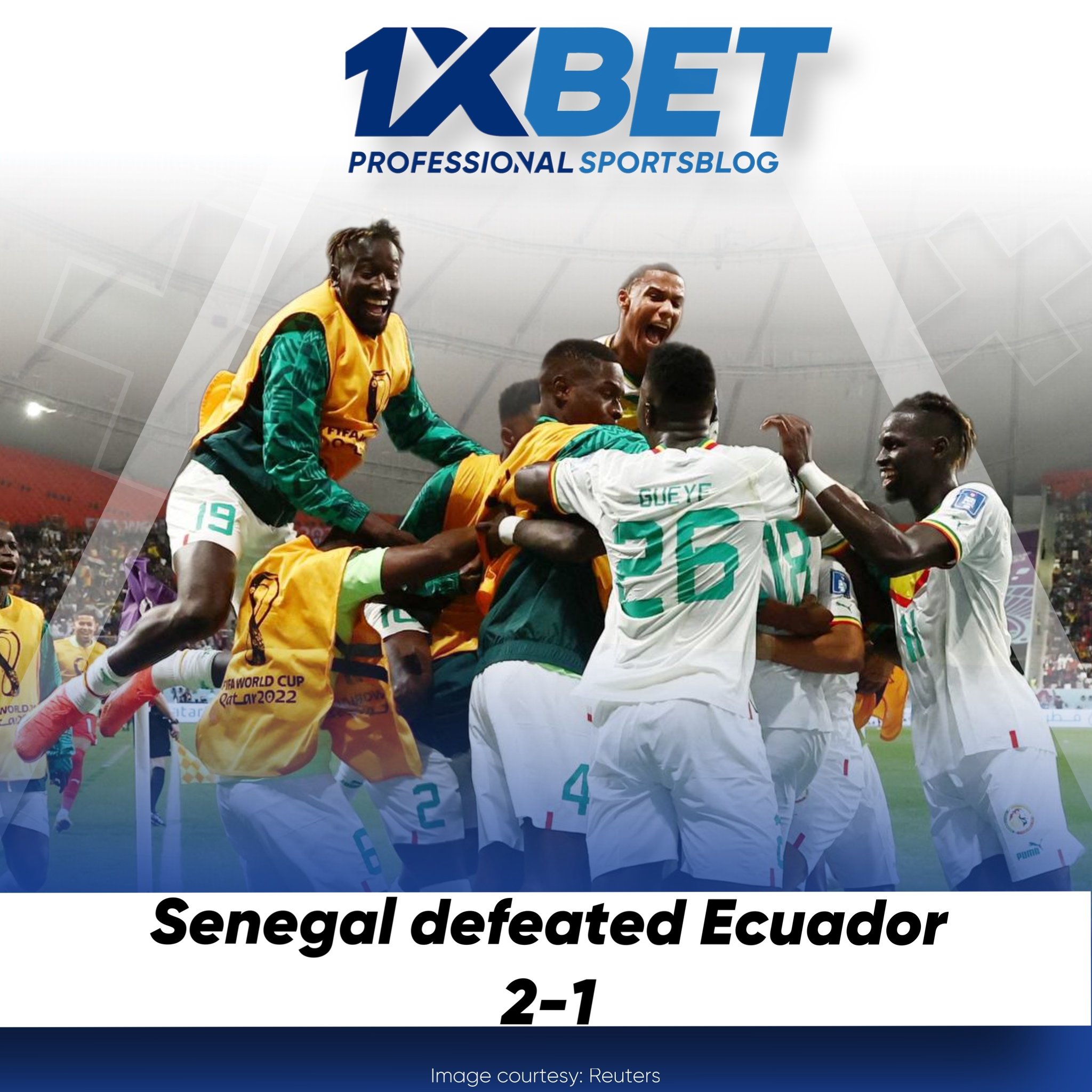 Senegal defeated Ecuador 2-1