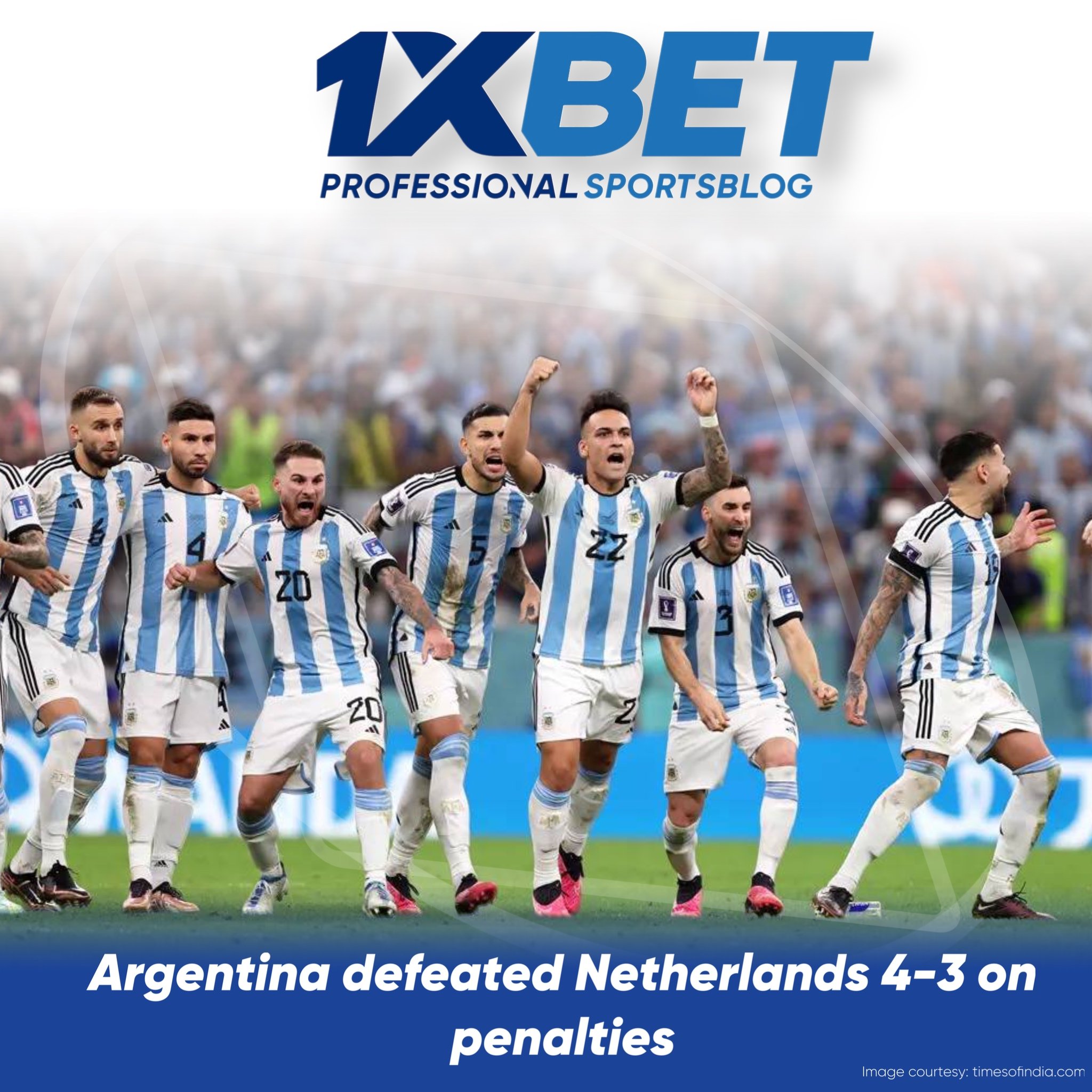 Argentina defeated Netherlands 4-3 on penalties