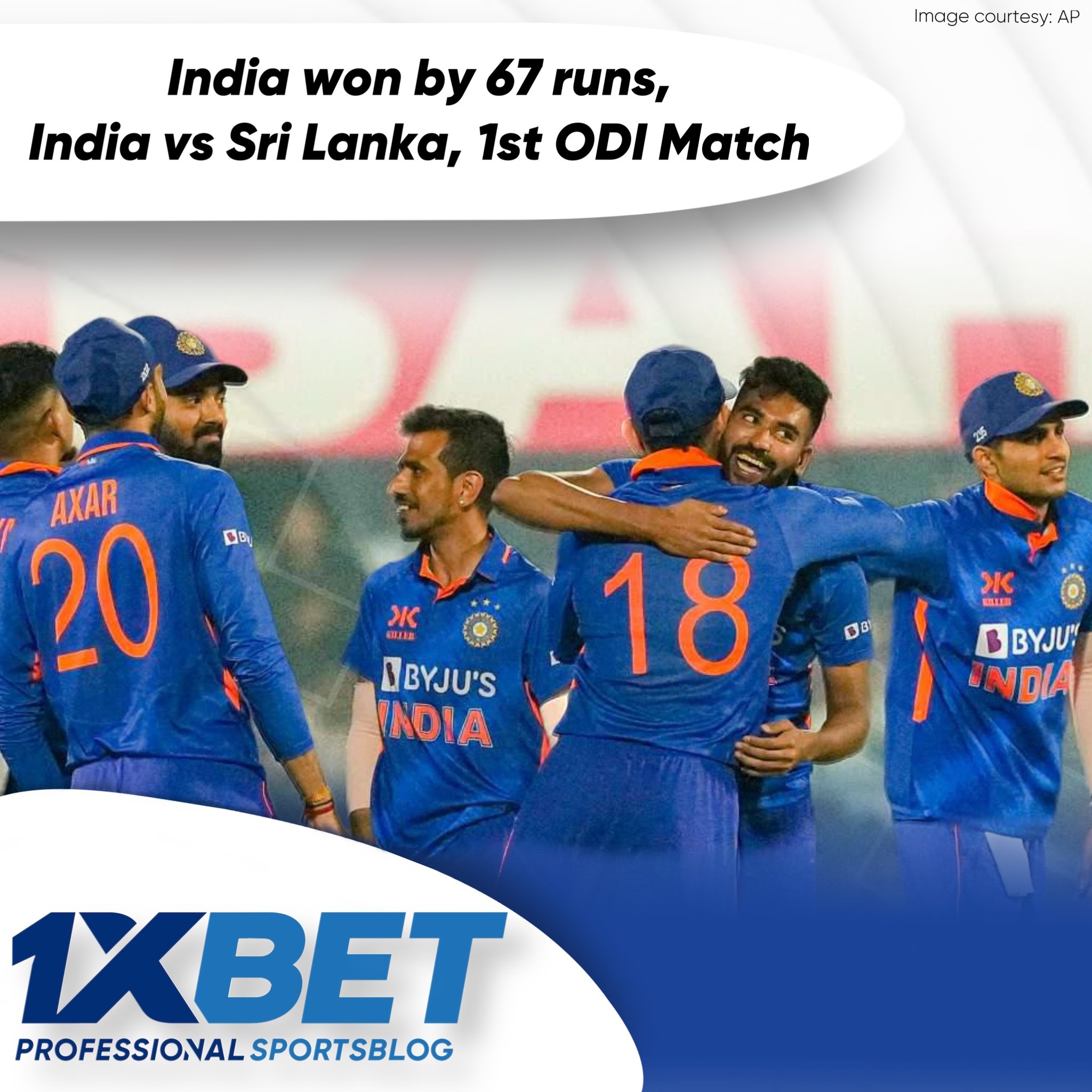India won by 67 runs